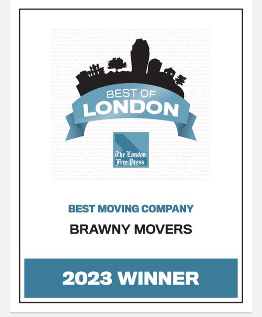 Voted best moving company in London Ontario by the London Free Press